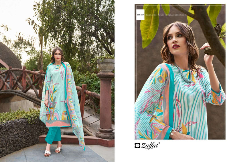 Zulfat Designer Suits Maryam Vol 5 Pure Cotton Exlusive Print Salwar Suit