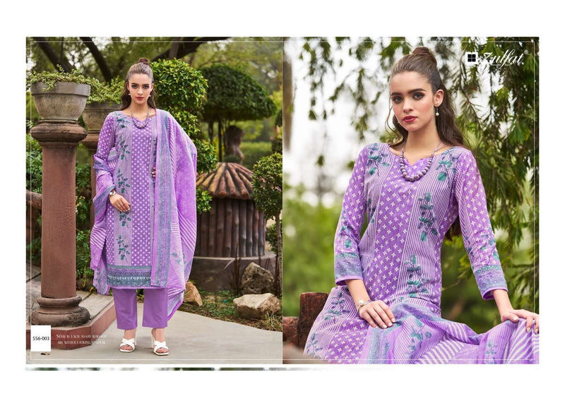 Zulfat Designer Suits Maryam Vol 5 Pure Cotton Exlusive Print Salwar Suit