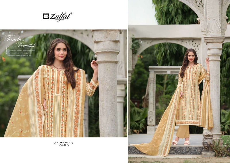 Zulfat Designer Suits Nazrana Vol 3 Pure Cotton Exclusive Printed Salwar Kameez