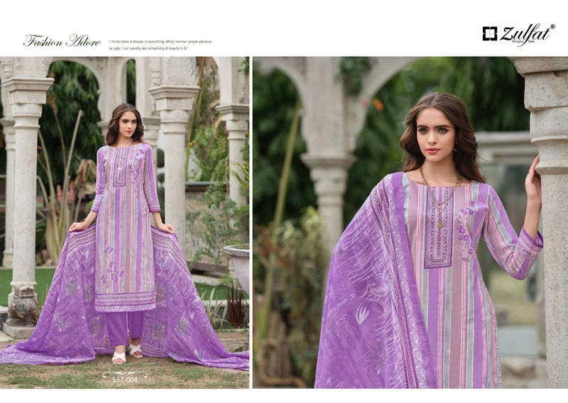 Zulfat Designer Suits Nazrana Vol 3 Pure Cotton Exclusive Printed Salwar Kameez