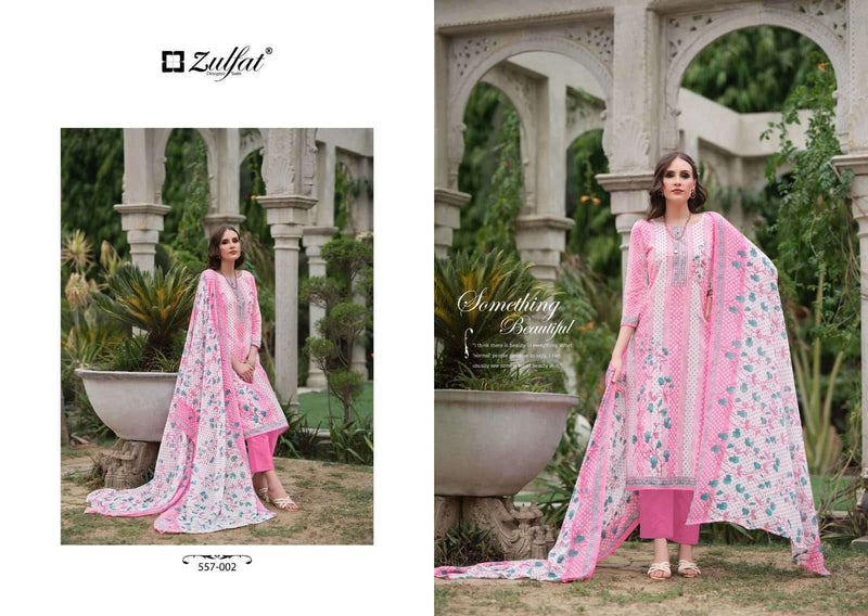 Zulfat Designer Suits Nazrana Vol 3 Pure Cotton Exclusive Printed Salwar Kameez