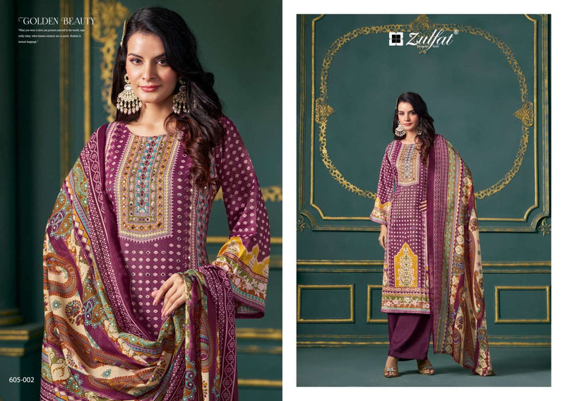 Zulfat Designer Suits Tisha Pure Viscose Print Casual Wear Salwar Suit