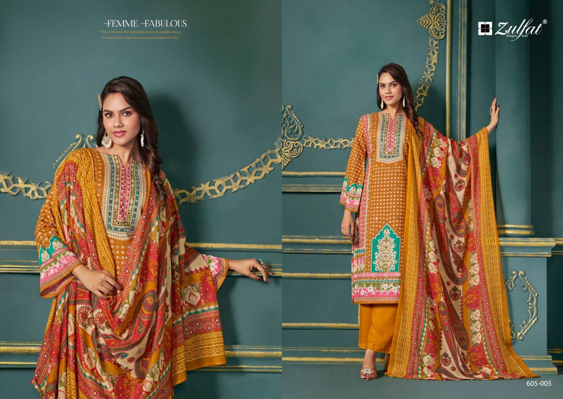 Zulfat Designer Suits Tisha Pure Viscose Print Casual Wear Salwar Suit