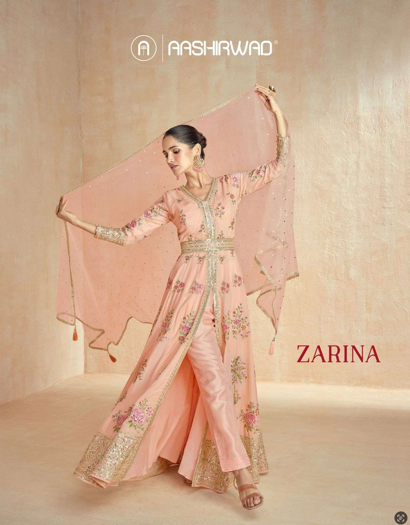 Aashirwad Creation Zarina Silk Designer Wedding Wear Dress Collection