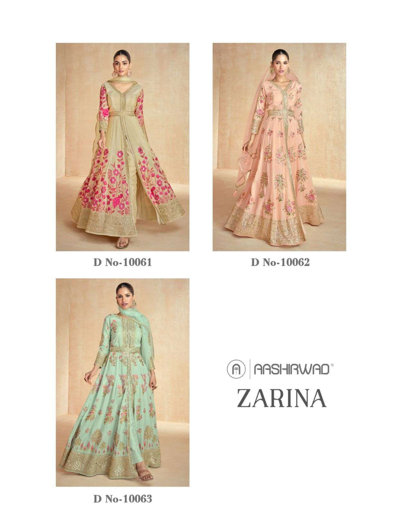 Aashirwad Creation Zarina Silk Designer Wedding Wear Dress Collection