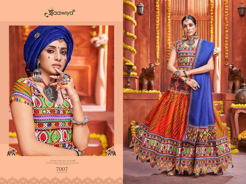 Aawiya Official Rajwadi Vol 4 Fancy New Navratri Lehnga Choli Collection