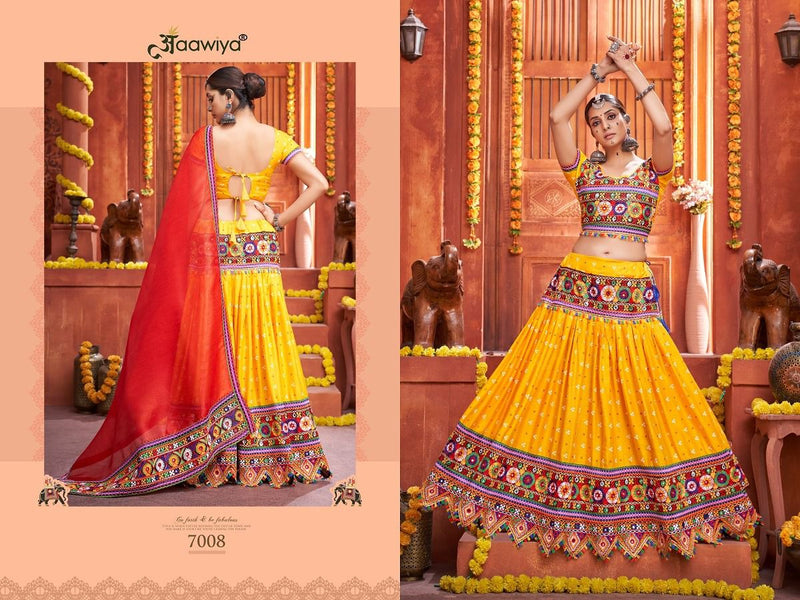 Aawiya Official Rajwadi Vol 4 Fancy New Navratri Lehnga Choli Collection