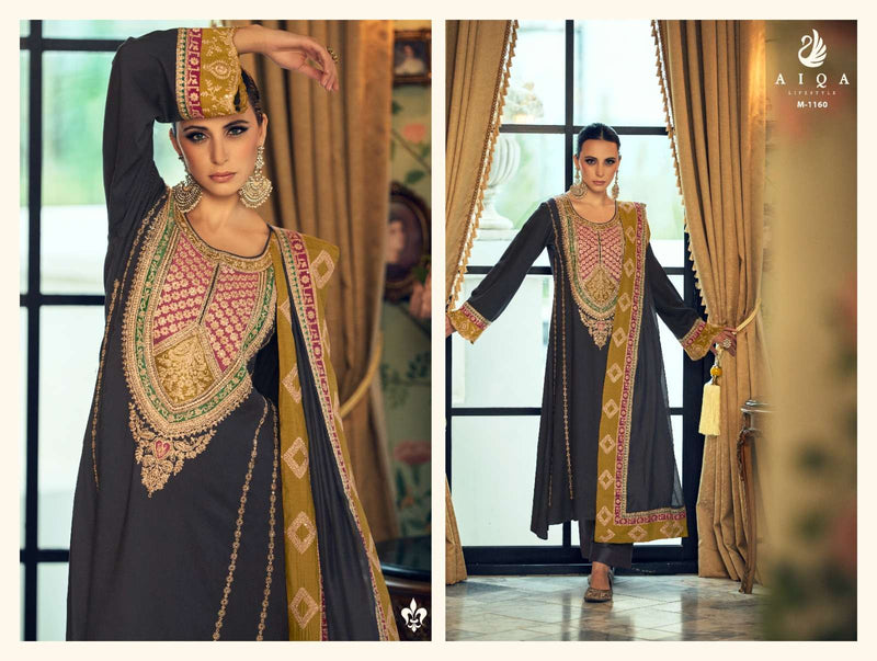 Aiqa Dastak Vol 2 Pashmima Designer Party Wear Suit