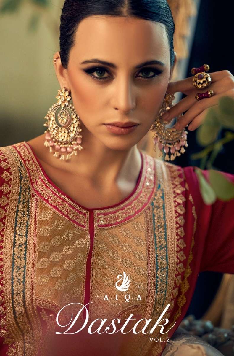 Aiqa Dastak Vol 2 Pashmima Designer Party Wear Suit