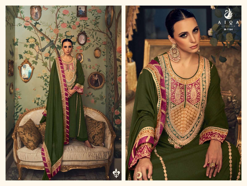 Aiqa Dastak Vol 2 Pashmima Designer Party Wear Suit