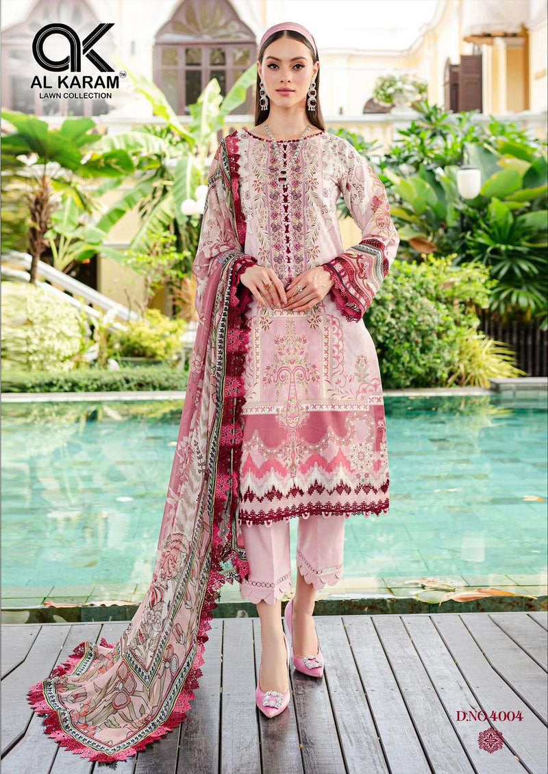 Al Karam Florence Vol 4 Cambric Cotton Fancy Salwar Suit