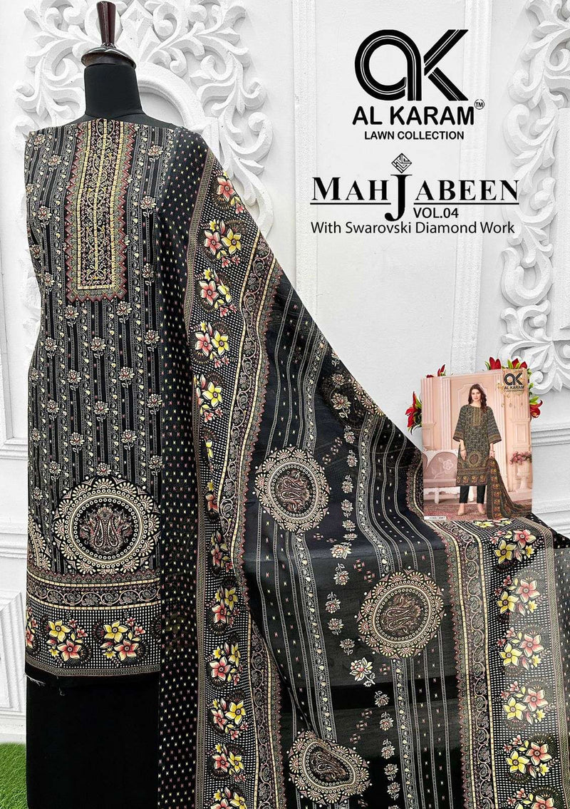 Al Karam Mahjabeen Vol 4 Cotton Digital Print Fancy Salwar Suit