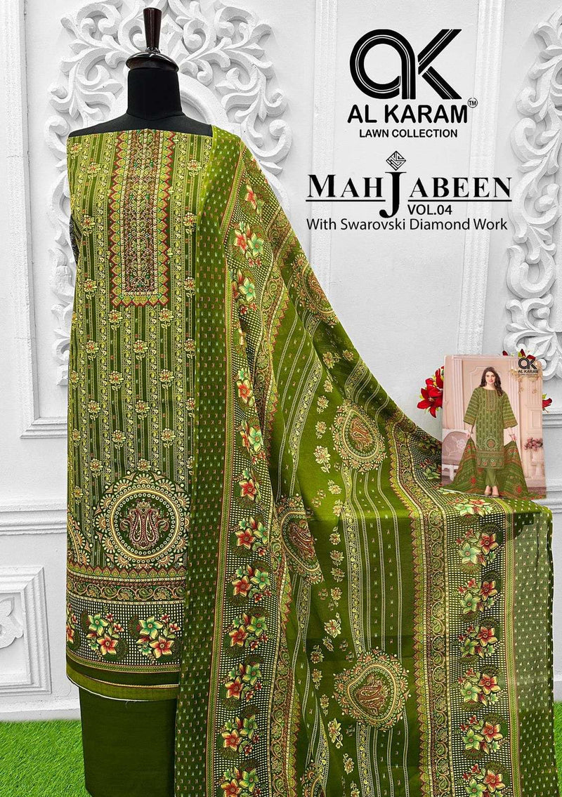 Al Karam Mahjabeen Vol 4 Cotton Digital Print Fancy Salwar Suit