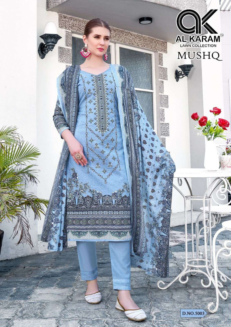 Al Karam Mushq Cotton Dupatta Vol 5 Lawn Fancy Salwar Suit