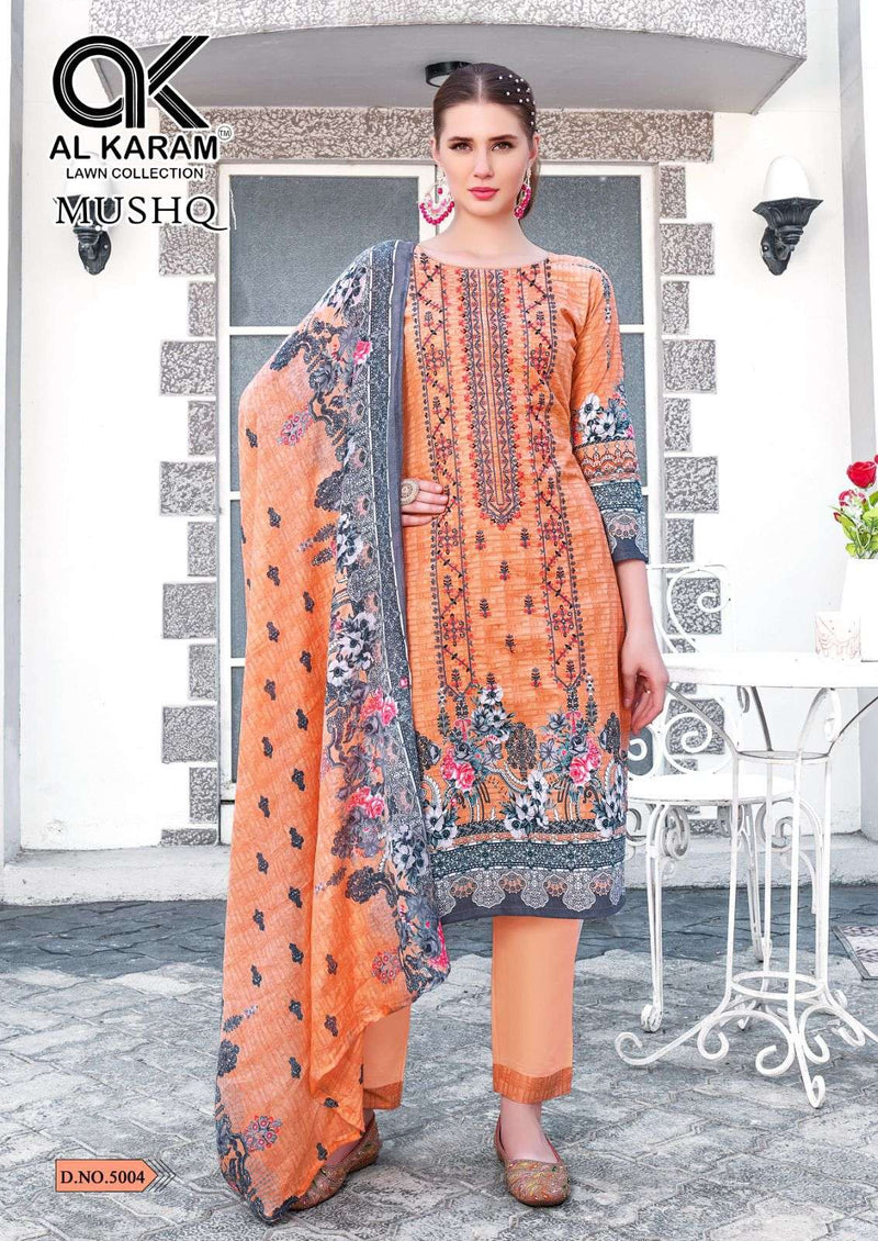 Al Karam Mushq Cotton Dupatta Vol 5 Lawn Fancy Salwar Suit