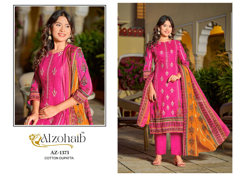 Pakistani Concept Suit Collection by Alzohaib – Asmaa AZ-1370 to 1373