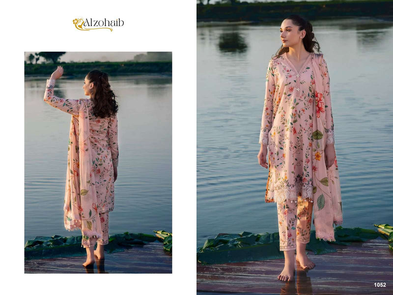 Al Zohaib M Basic Cotton Print Fancy Salwar Kameez