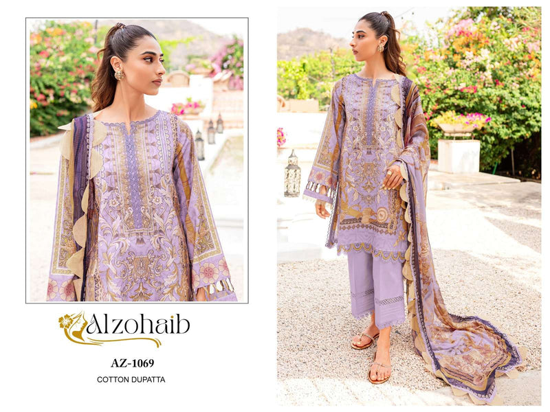 Al Zohaib Queen Court Vol 3 Cotton Fancy Salwar Suit