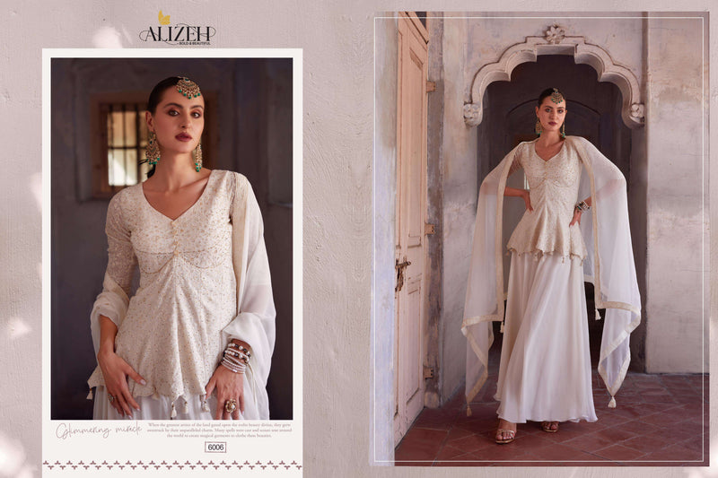 Alizeh Gulbahar Vol 5 Georgette Designer Heavy Suit For Wedding And Festive Season