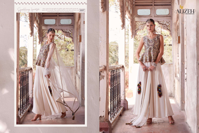 Alizeh Gulbahar Vol 5 Georgette Designer Heavy Suit For Wedding And Festive Season