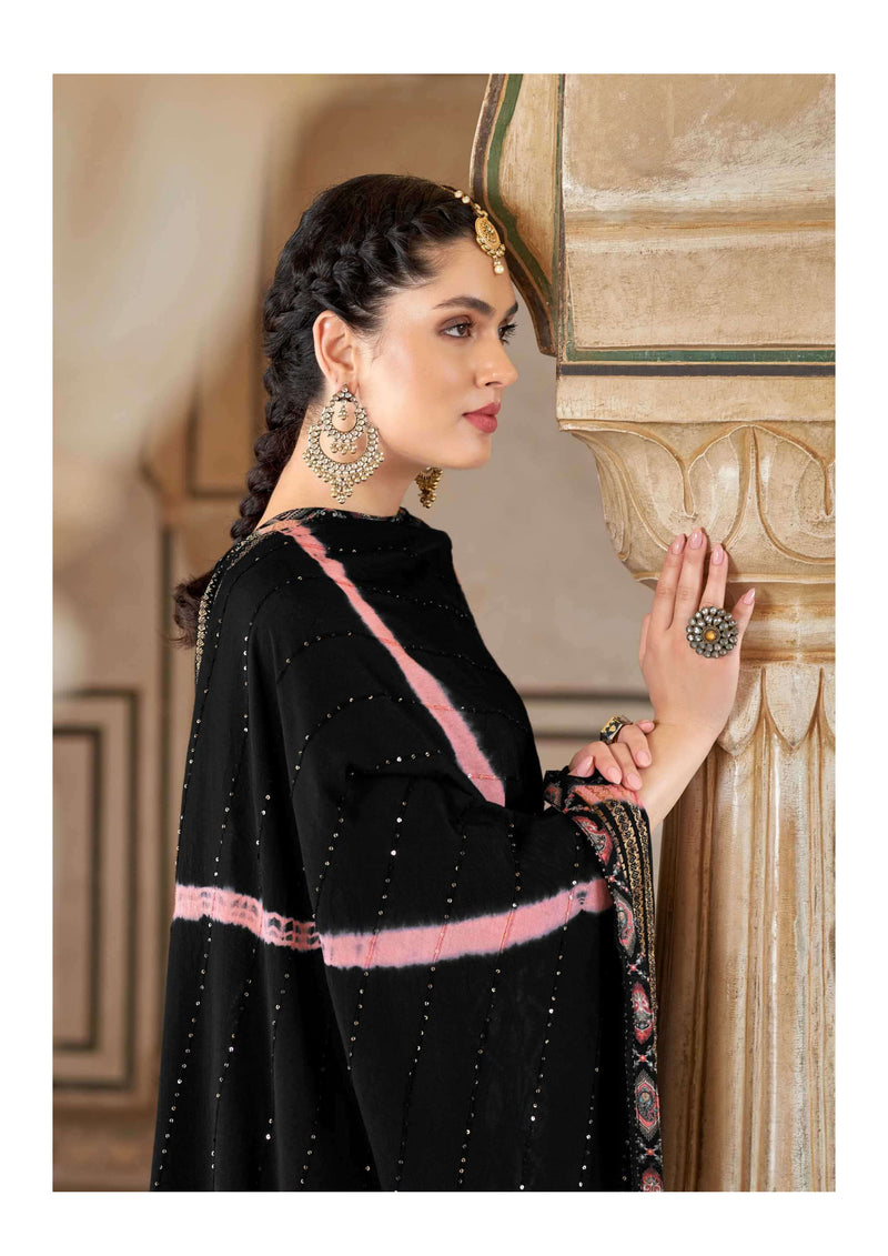 Alok Suit Zarina Edition 6 Rayon Gold Print Embroidery Stylish Salwar Suit