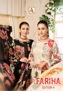 Alok Suits Fariha Edition 4 Premium Maslin Embroidered Work Salwar Suit