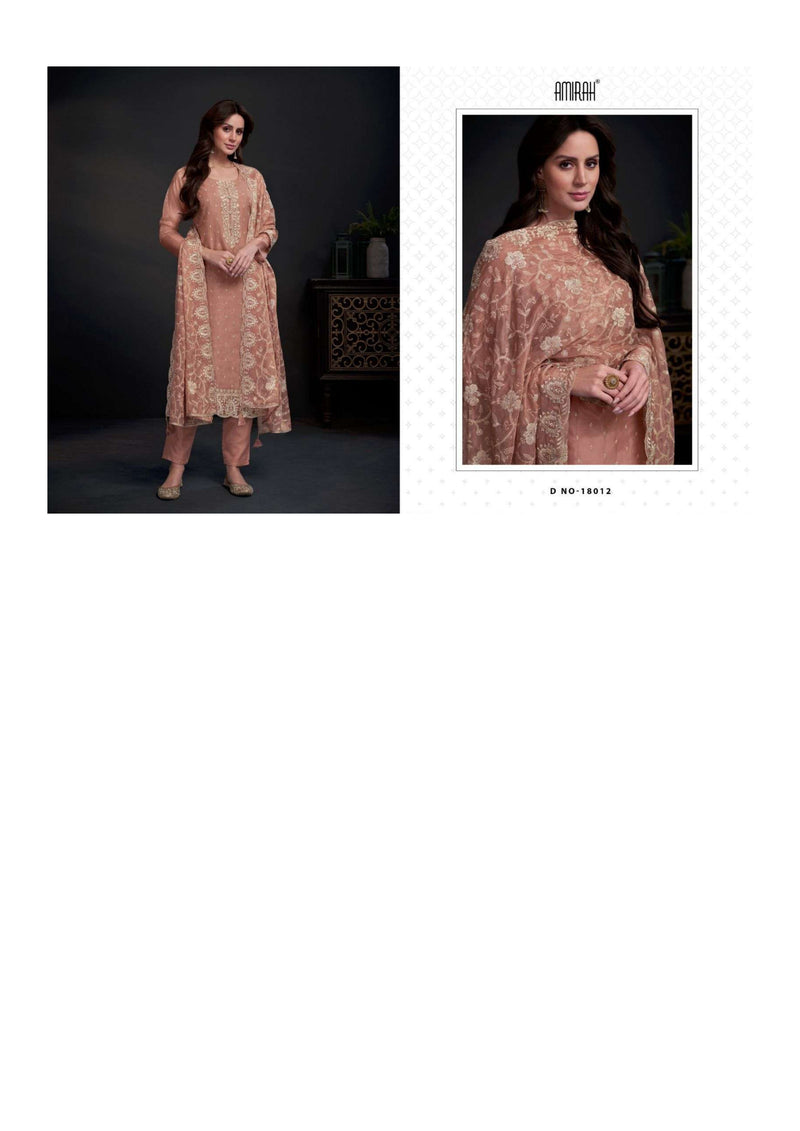 Amirah Ayra Organza Embrodery Work Designer Festival Wear Salwar Suit