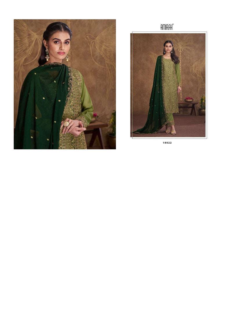 Amirah Elaina Vol 2 Silk Georgette Embrodery Work Designer Salwar Kameez