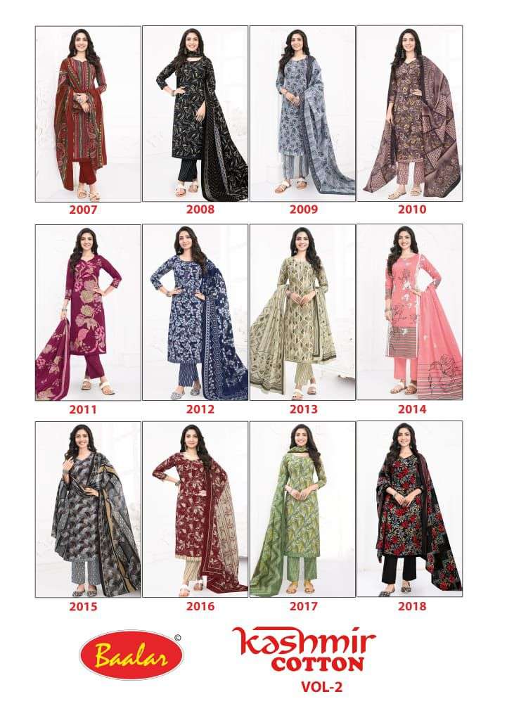 Baalar Kashmir Cotton Vol 2 Cotton Daily Wear Salwar Suit