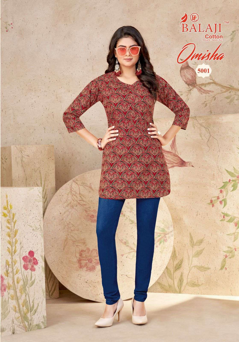 Balaji Cotton Omisha Vol 5 Printed Daily Wear Kurti