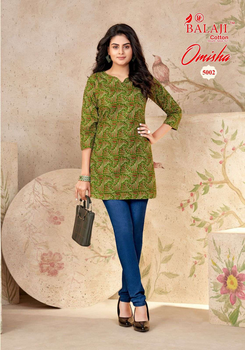 Balaji Cotton Omisha Vol 5 Printed Daily Wear Kurti