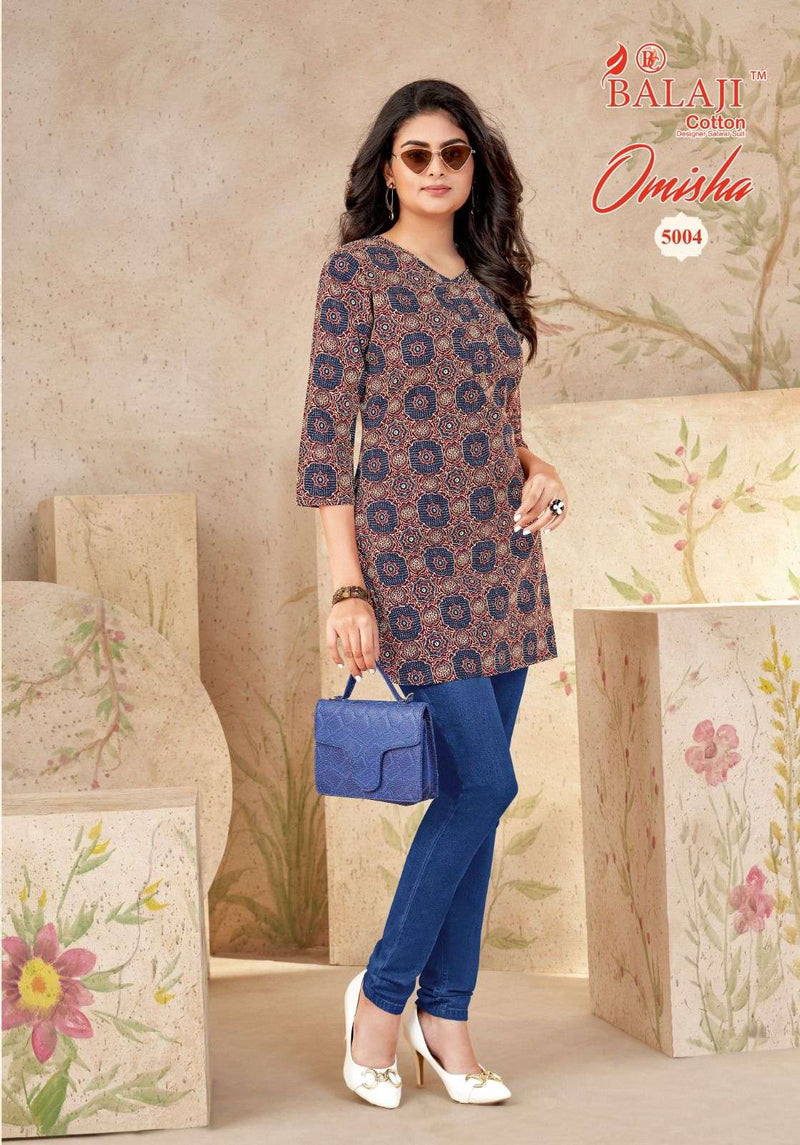 Balaji Cotton Omisha Vol 5 Printed Daily Wear Kurti