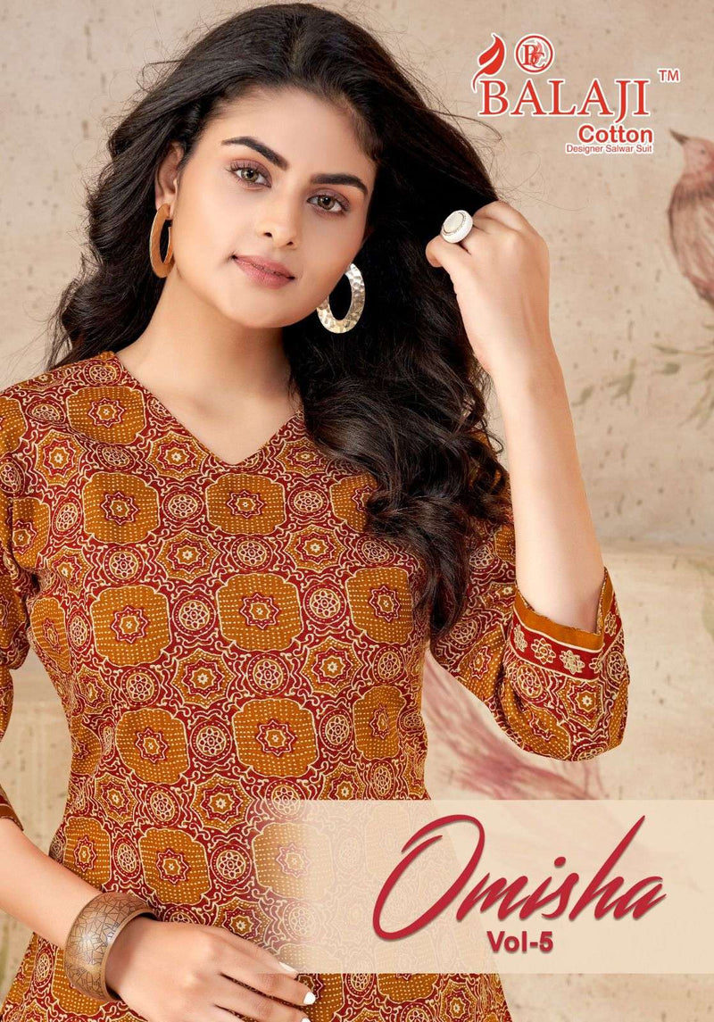 Balaji Cotton Omisha Vol 5 Printed Daily Wear Kurti