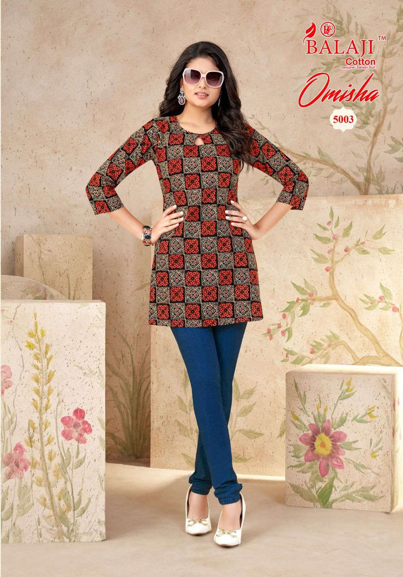 Balaji Cotton Omisha Vol 5 Printed Daily Wear Kurti