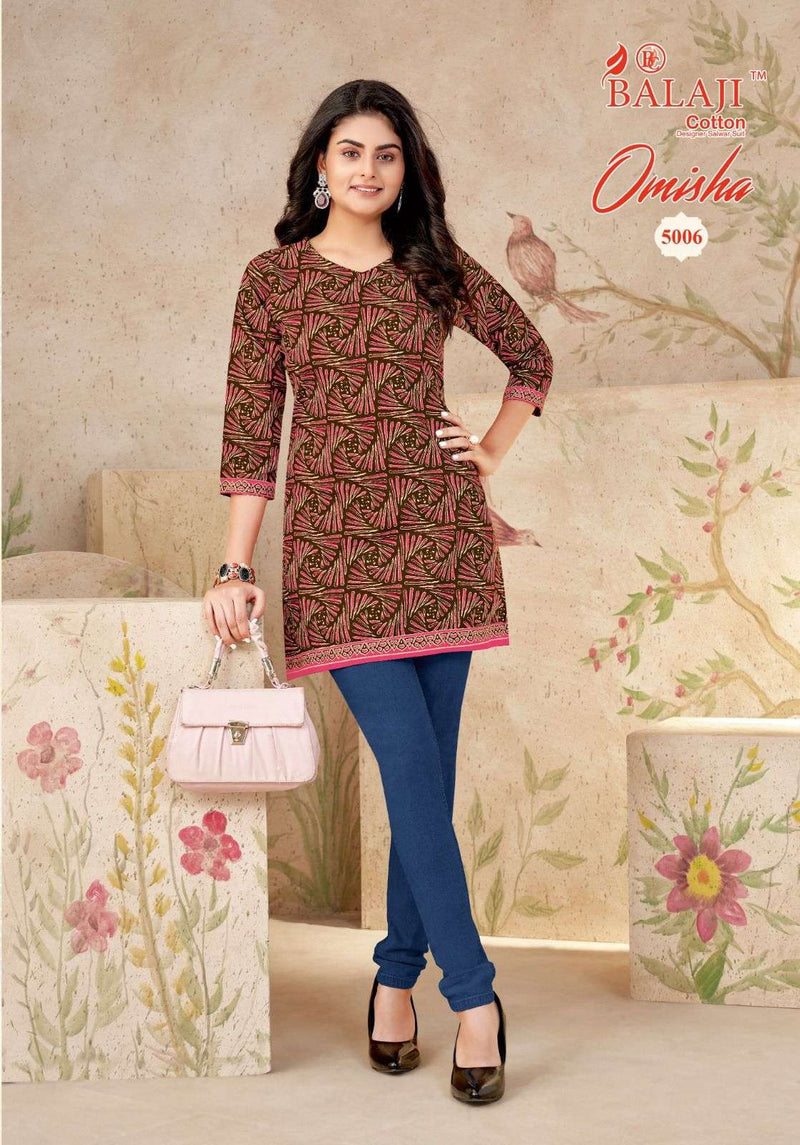 Balaji Cotton Omisha Vol 5 Printed Daily Wear Kurti