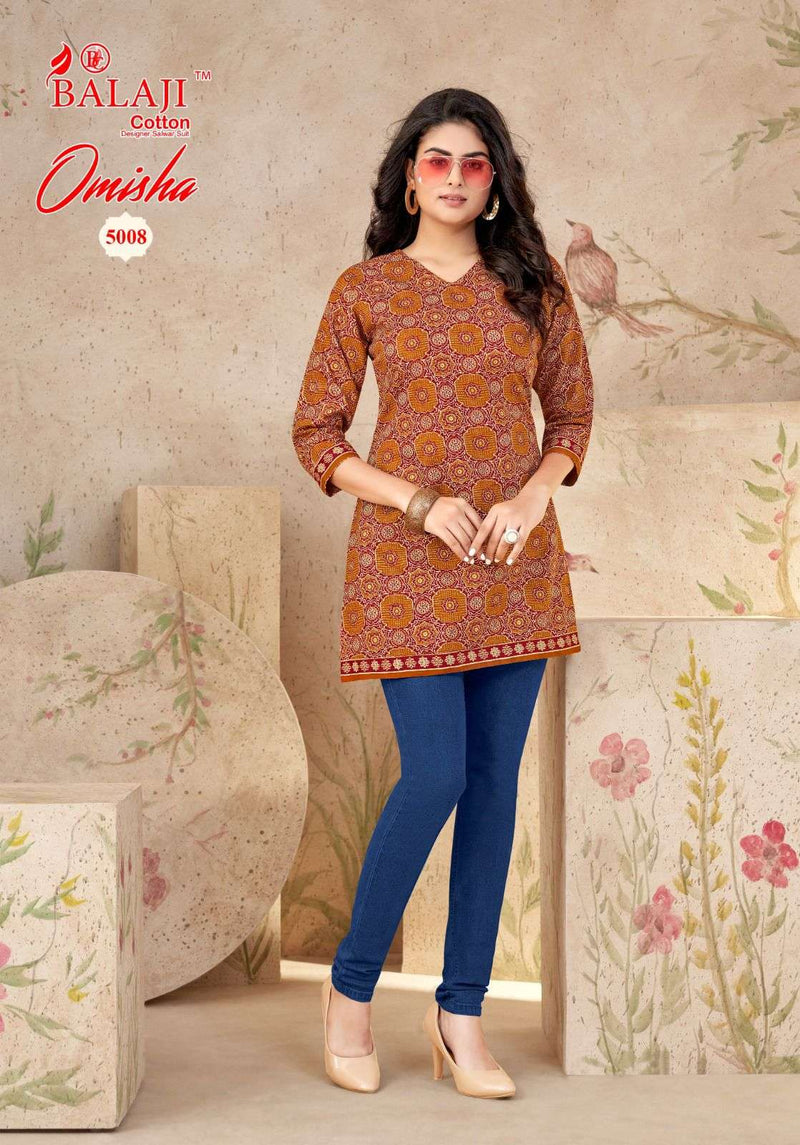 Balaji Cotton Omisha Vol 5 Printed Daily Wear Kurti