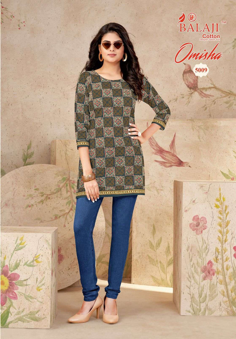 Balaji Cotton Omisha Vol 5 Printed Daily Wear Kurti