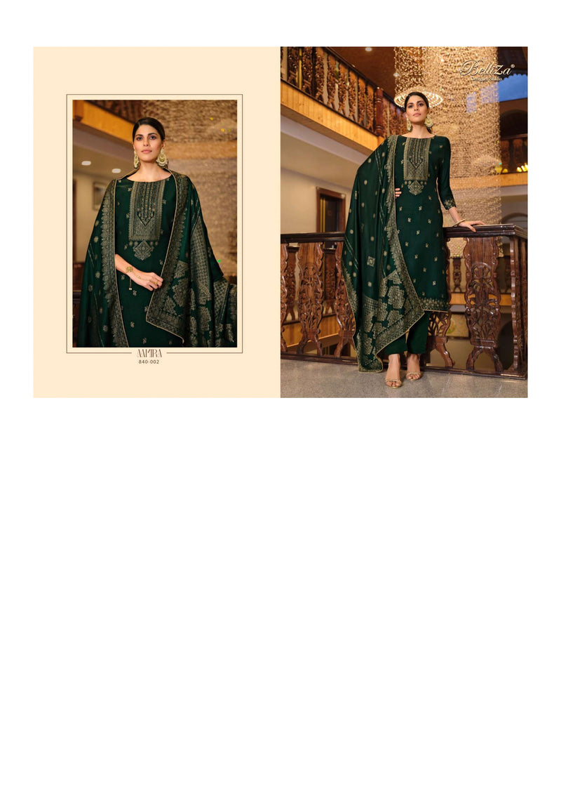 Belliza Designer Studio Aamira Pashmina Jaquard Festiv Wear Suit