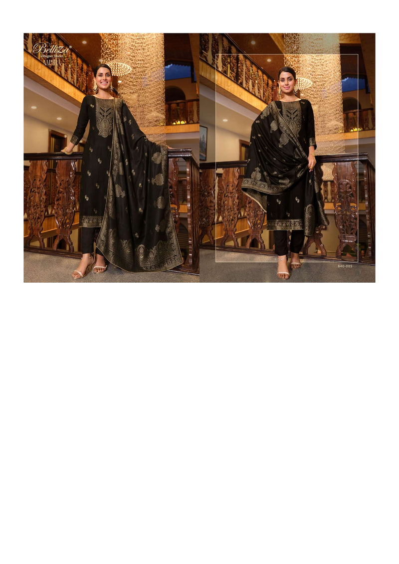 Belliza Designer Studio Aamira Pashmina Jaquard Festiv Wear Suit