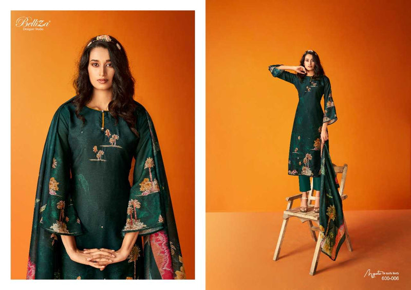 Belliza Designer Studio Nature Muslin With Exclusive Digital Print Unstitched Salwar Suit