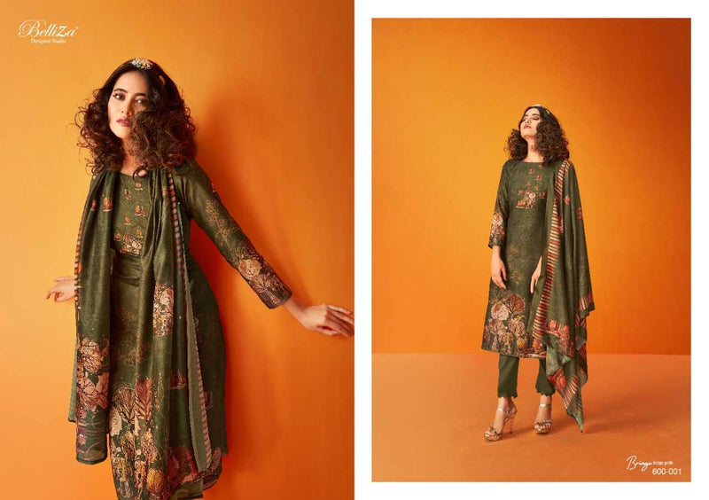 Belliza Designer Studio Nature Muslin With Exclusive Digital Print Unstitched Salwar Suit