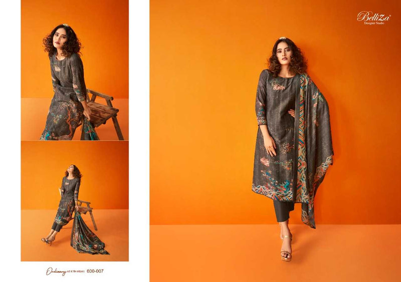 Belliza Designer Studio Nature Muslin With Exclusive Digital Print Unstitched Salwar Suit