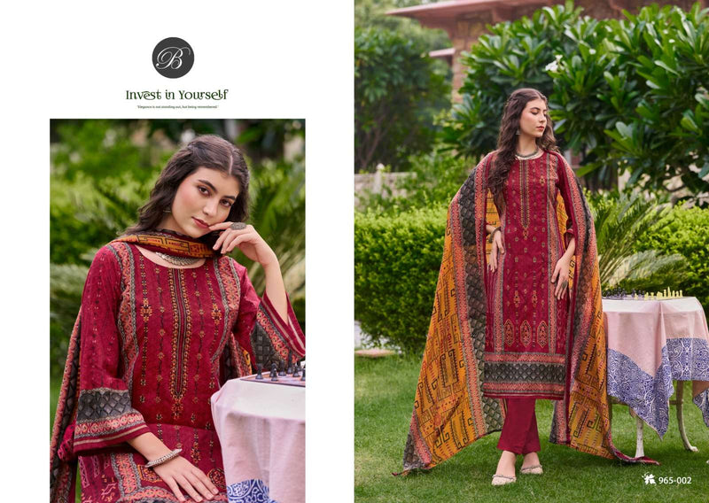 Belliza Designer Studio Bin Saeed Vol 7 Cotton Digital Print Fancy Suit