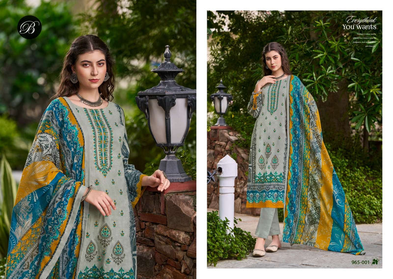 Belliza Designer Studio Bin Saeed Vol 7 Cotton Digital Print Fancy Suit