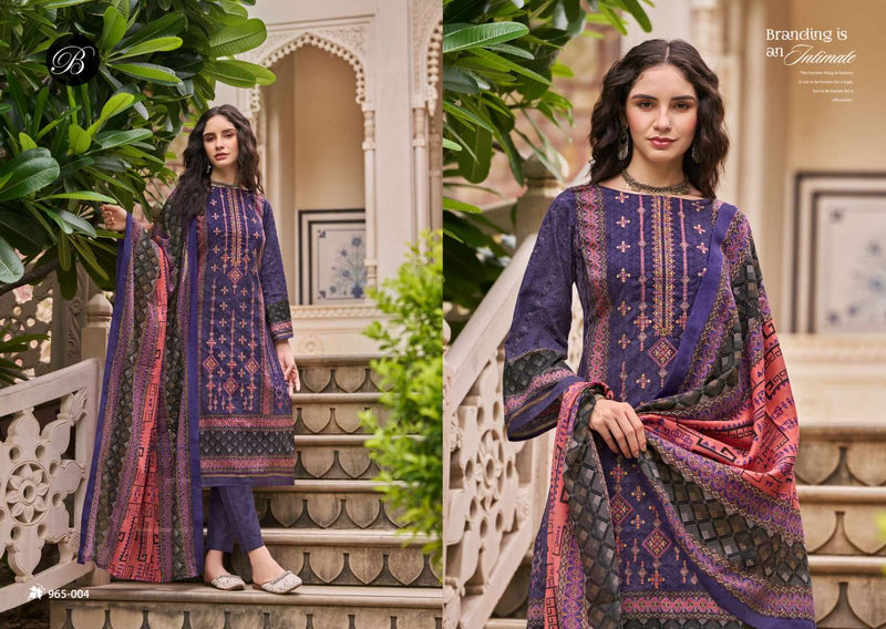 Belliza Designer Studio Bin Saeed Vol 7 Cotton Digital Print Fancy Suit