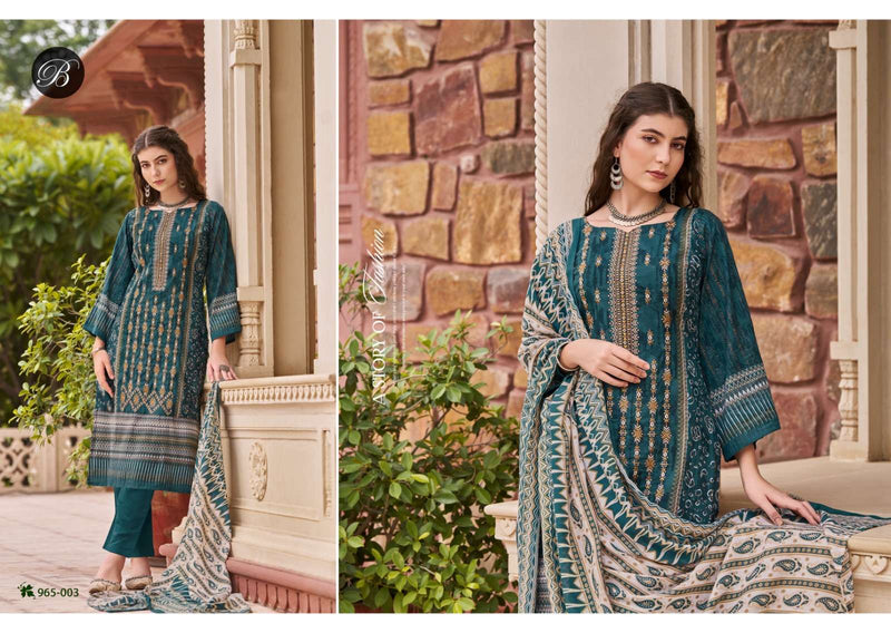 Belliza Designer Studio Bin Saeed Vol 7 Cotton Digital Print Fancy Suit