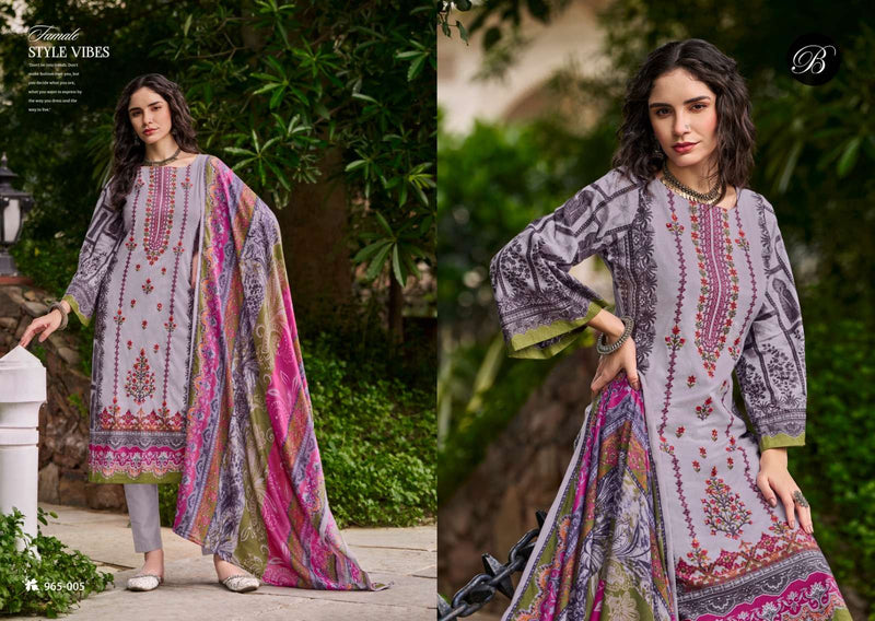 Belliza Designer Studio Bin Saeed Vol 7 Cotton Digital Print Fancy Suit