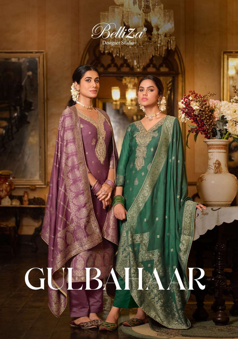 Belliza Designer Studio Gulbahaar Pashmina  Heavy Embroidery Work Fancy Suit