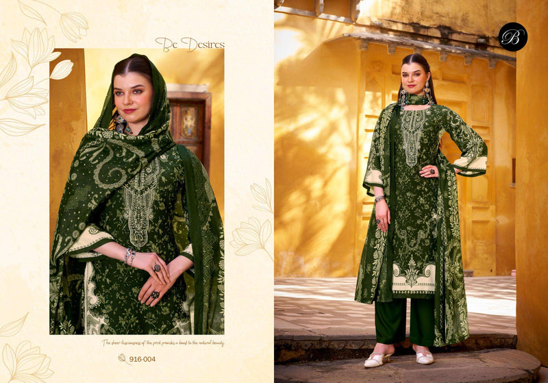 Belliza Naira Vol 123 Elegant Digital Print & Embroidered Cotton Suits