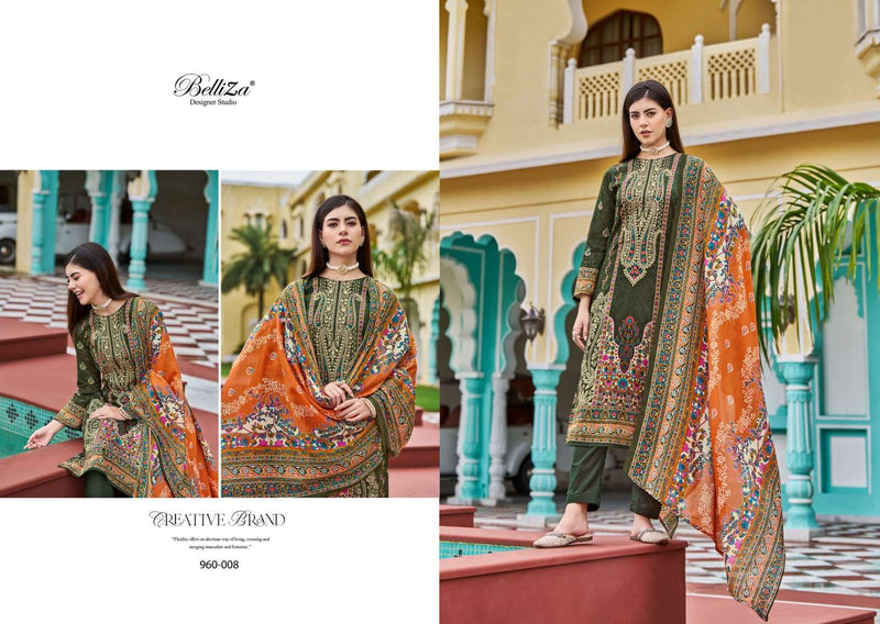 Belliza Designer Studio Naira Vol 71 Cotton Digital Prints Fancy Salwar Kameez